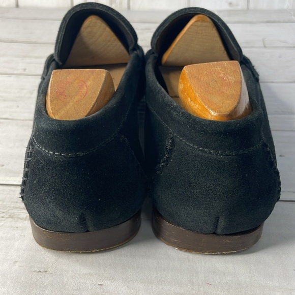 YSL Black Suede Loafers main image 5